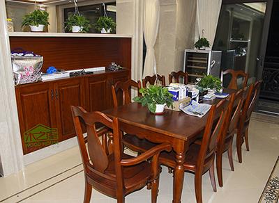 惠州木之屋厂家供应实木餐桌椅家具定制